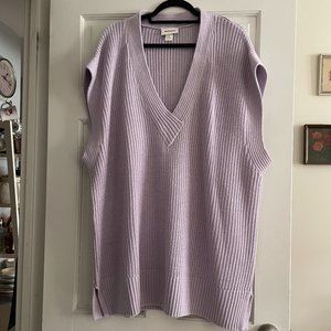 Monki Long Sweater Vest Size XL